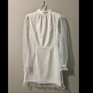 White dress perfect for bride to be!